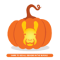 Llama Pumpkin Carving Stencil