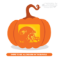 SF 49ers Pumpkin Carving Stencil