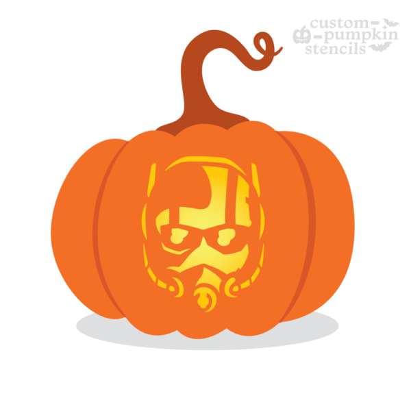 Ant Man Pumpkin Carving Stencil