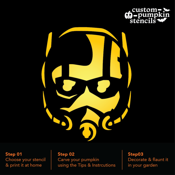 Ant Man Pumpkin Carving Stencil Ant Man Pumpkin Carving Stencil