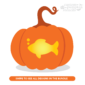 Fish Pumpkin Carving Stencil