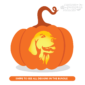 Golden Retriever Pumpkin Carving Stencil