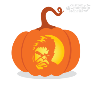 Hulk Pumpkin Carving Stencil