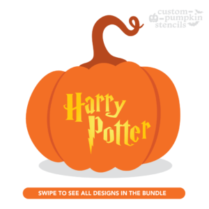 Harry Potter Logo Pumpkin Carving Stencil