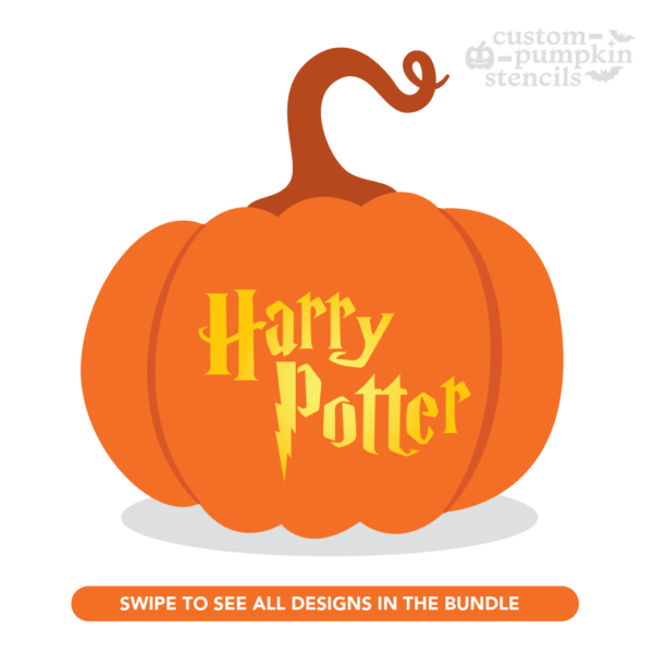 Harry Potter Logo Pumpkin Carving Stencil