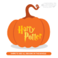 Harry Potter Logo Pumpkin Carving Stencil