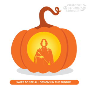 Professor Snape Pumpkin Carving Stencil