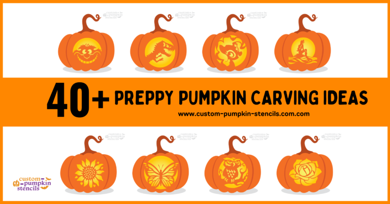 Preppy Pumpkin Carving Ideas