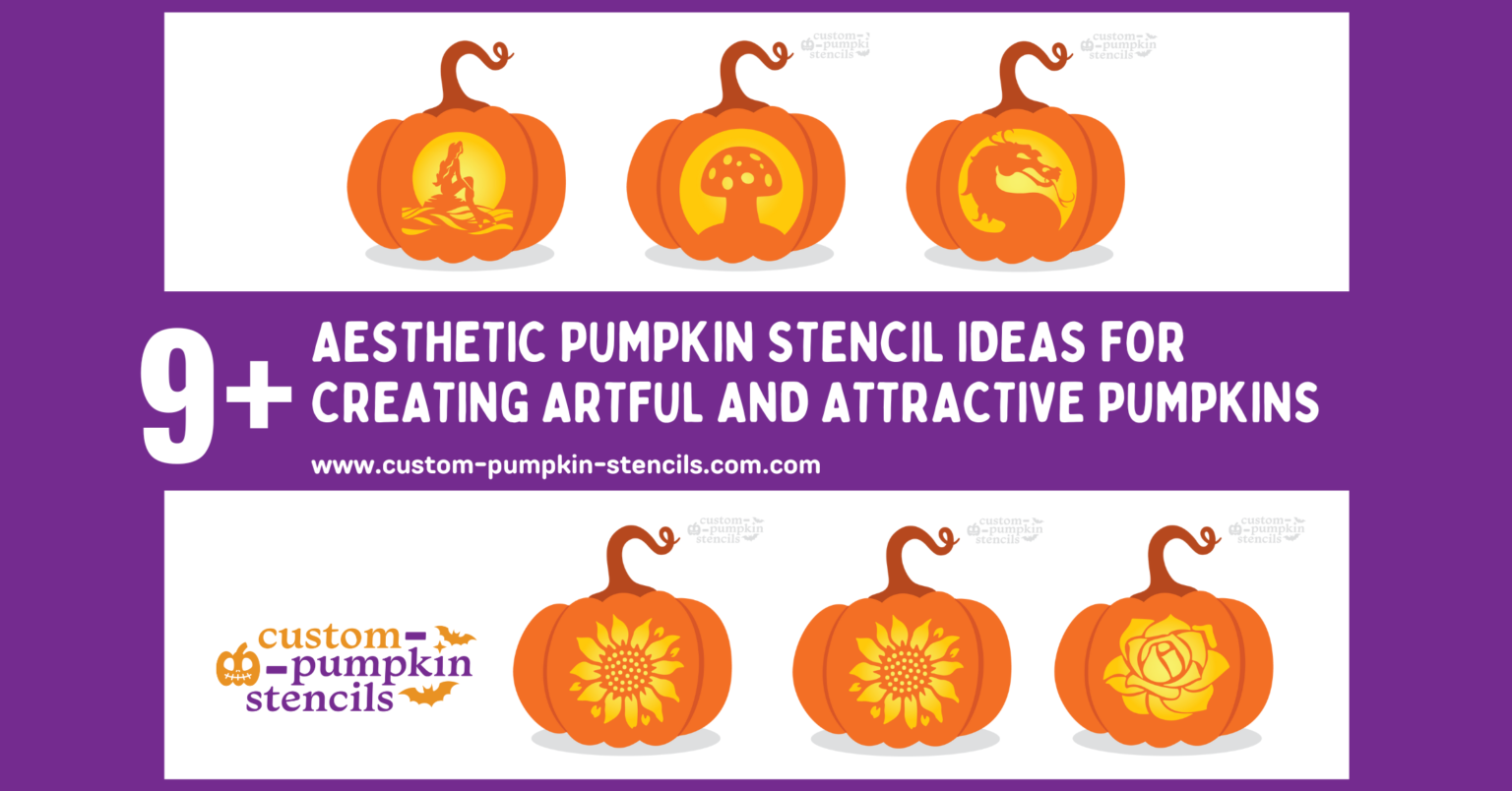 9 Aesthetic Pumpkin Stencil Ideas for Creating Artful and Attractive ...