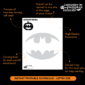 Bat Signal Pumpkin Carving Stencil