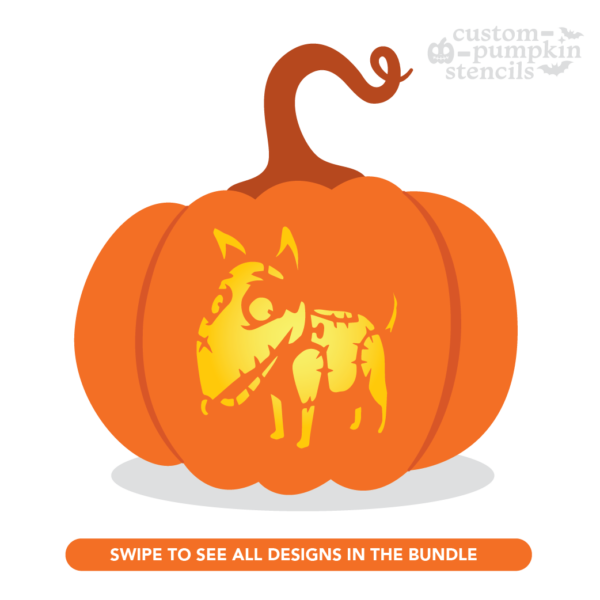 Frankenweenie Pumpkin Carving Stencil