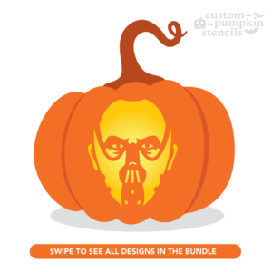 Hannibal Lecter Pumpkin Carving Stencil