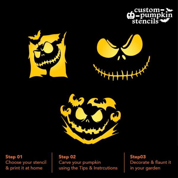 Jack Skellington Pumpkin Carving Stencil Jack Skellington Pumpkin Carving Stencil
