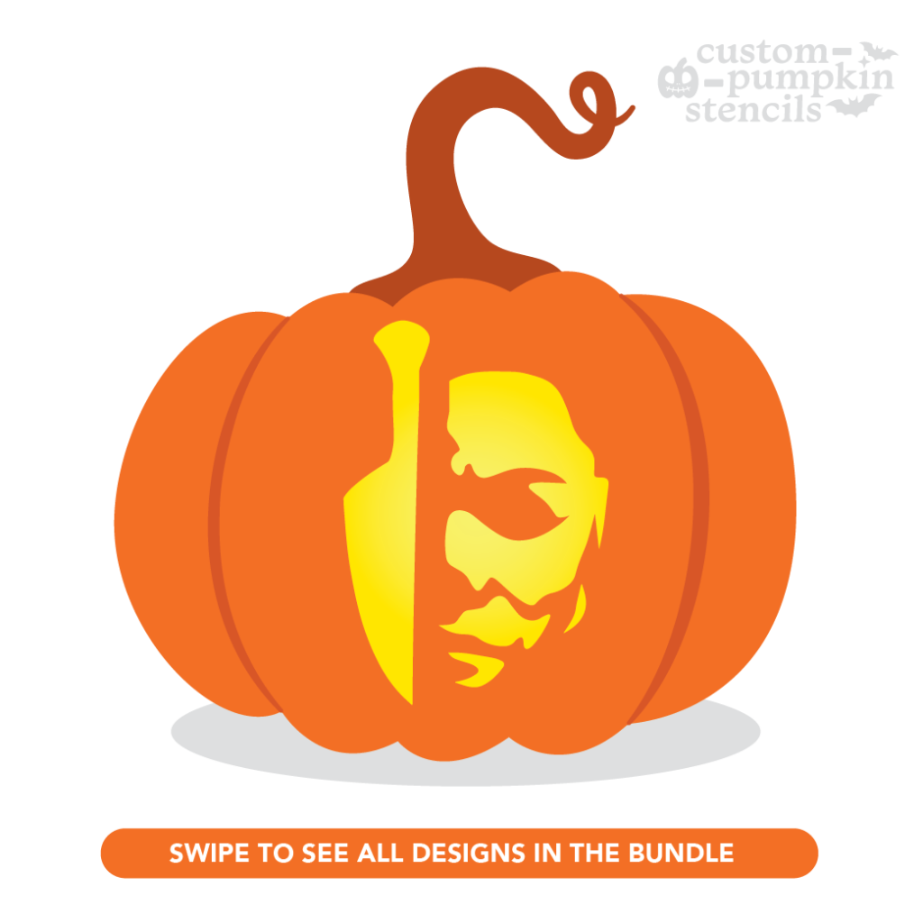 Michael Myers Pumpkin Carving Stencil