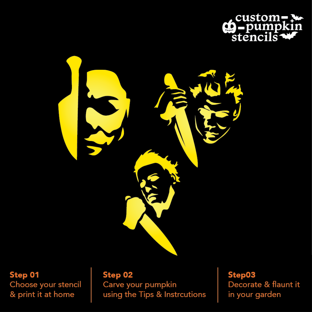 Michael Myers Pumpkin Carving Stencil Michael Myers Pumpkin Carving Stencil