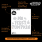 'My First Pumpkin' Pumpkin Carving Stencil