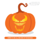 Venom Pumpkin Carving Stencil