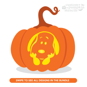 Snoopy Pumpkin Carving Stencil