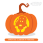 Snoopy Pumpkin Carving Stencil